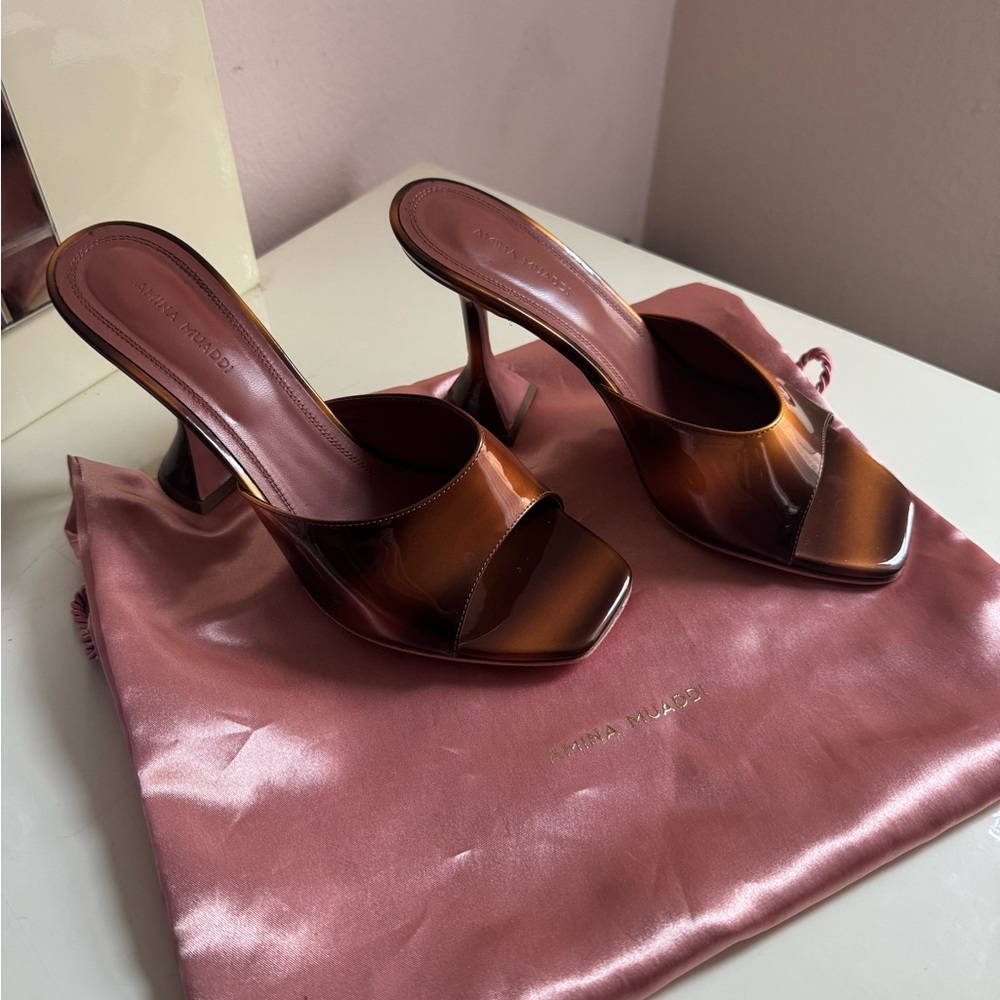 Amina Muaddi Lupita sandals